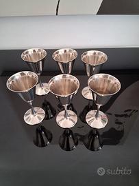 calici "goblet" in silver plate