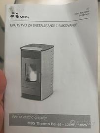 Stufa hidro MBS thermo pellet 18 kw da revisionare