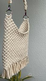 Borsa in macrame hamdmade