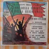 4 vinile 45 giri" Canti della libertà....1965