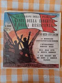 4 vinile 45 giri" Canti della libertà....1965