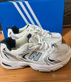 New Balance 530 Bianche Blu 42 Nuove Originali