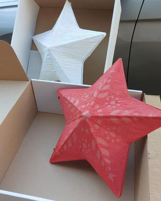 2 paralumi stelle natale ikea