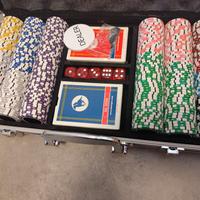 valigetta fiches poker originali dal negro 
