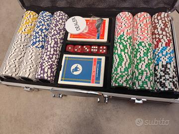 valigetta fiches poker originali dal negro 