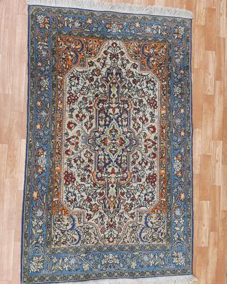Tappeto persiano Qum fiori seta