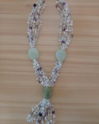 Collana in pietra di giada