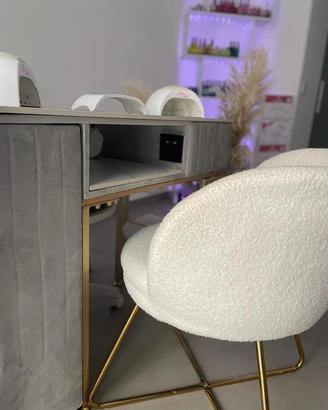 tavolo per manicure più sedia