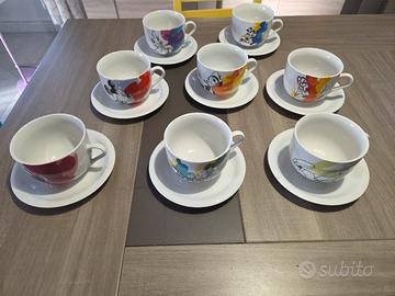 servizio tazze da latte con piattino Disney