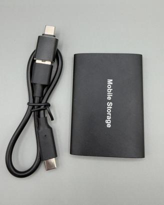 SSD Hard Disk Esterno Portatile Type-C 2TB