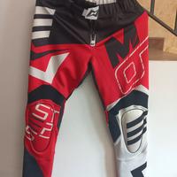 completo pantaloni maglia trial mots step 5 tg L