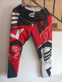 completo pantaloni maglia trial mots step 5 tg L
