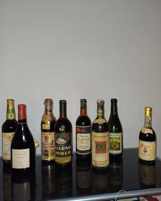 Bottiglie vino da collezione