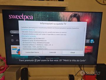 Tv smart samsung QLED 75 