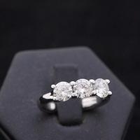 ANELLO TRILOGY ORO 18KT DIAMANTI 1.62 CT H IF
