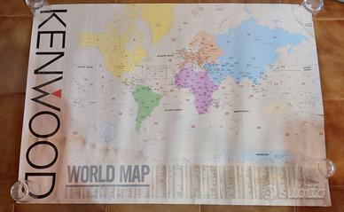 WORLD MAP KENWOOD