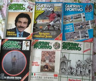 lotto di 6 riviste guerin sportivo