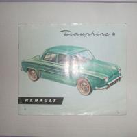 BROCHURE AUTO RENAULT DAUPHINE ANNI 60.