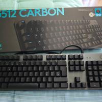 Tastiera meccanica Logitech G512 Carbon