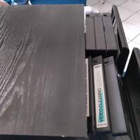 porta cassette vhs in legno