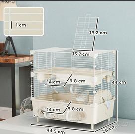 gabbia completa per criceto 