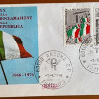 FDC Roma XXX Proclamazione Repubblica Italiana