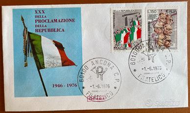 FDC Roma XXX Proclamazione Repubblica Italiana