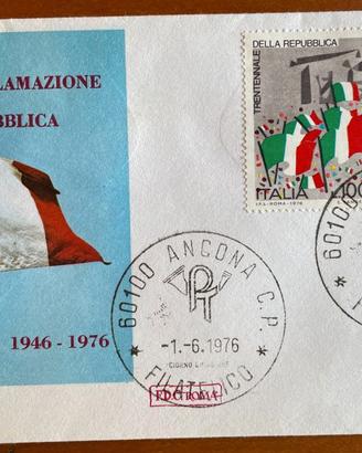 FDC Roma XXX Proclamazione Repubblica Italiana
