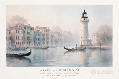 Quadro Burano Canale 06 60x80 ARVELIA