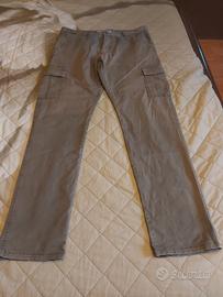 Pantaloni Cargo Uomo OVS Slim Verde Militare 52