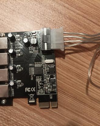 skeda PCI -E espress usb3 