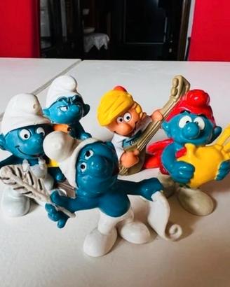 Collezione 18 Puffi Peyo Anni 80