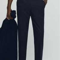 Pantalone elegante uomo blu Mango 70% lana tg ITA