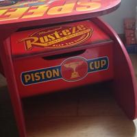 scrivania Cars rossa