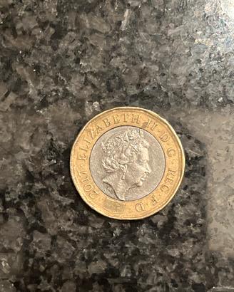 £1 Regno Unito 2017 – Variante “Leftie/Lefty” rara