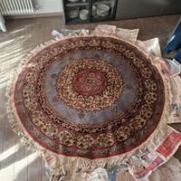 tappeto pachistano tondo