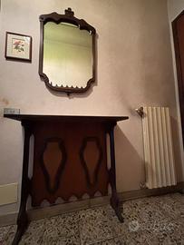 Set appendiabili, tavolino e specchio da ingresso
