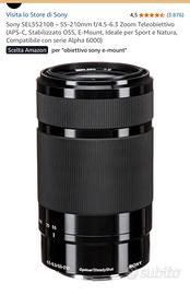 Obiettivo Sony E-Mount 55-210