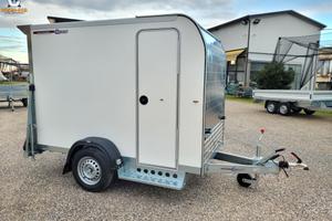 RIMORCHIO CARRELLO FURGONATO CRESCI 650 F CON RAMP