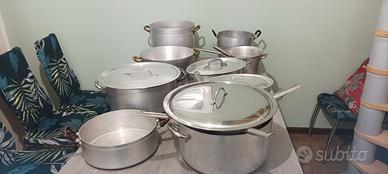 Set di pentole da cucina in alluminio Agnelli