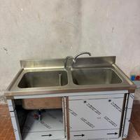 Lavabi in acciaio 3 pz