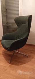 poltrona con base girevole