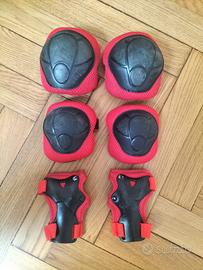 set protezioni sportive per bambini pattini skate