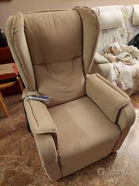 Poltrona relax "ISABEL" 2 motori alza persona