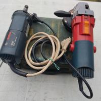 2 Smerigliatrici dritta e angolare.