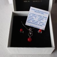 Collana e Orecchinu Argento 925