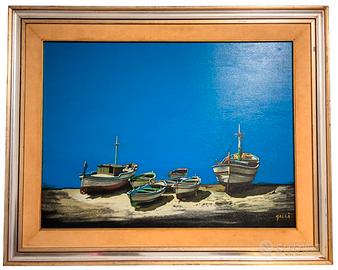 Dipinto Olio su Tela Giuseppe Gallà