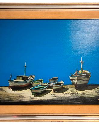 Dipinto Olio su Tela Giuseppe Gallà
