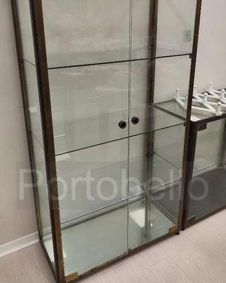 Codice: 8959 VETRINA VINTAGE STRUTTURA IN OTTONE