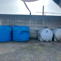 Cisterne Polietilene acqua liquidi orto 3000 5000